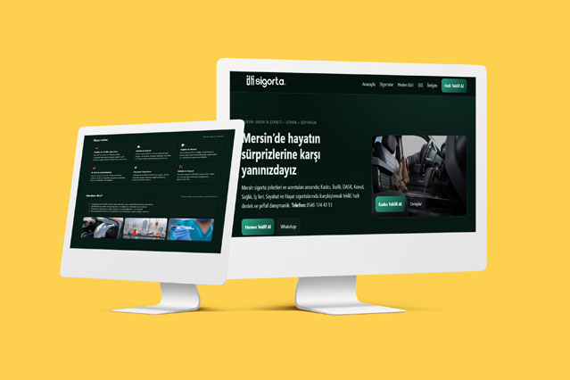 Mersin web tasarım Sigorta 