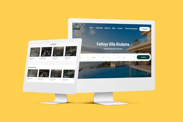 Mersin web tasarım Villa Kiralama Web Sitesi